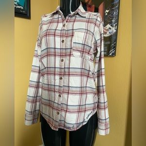 Women’s Vintage Hollister Plaid Shirt ( XS )
